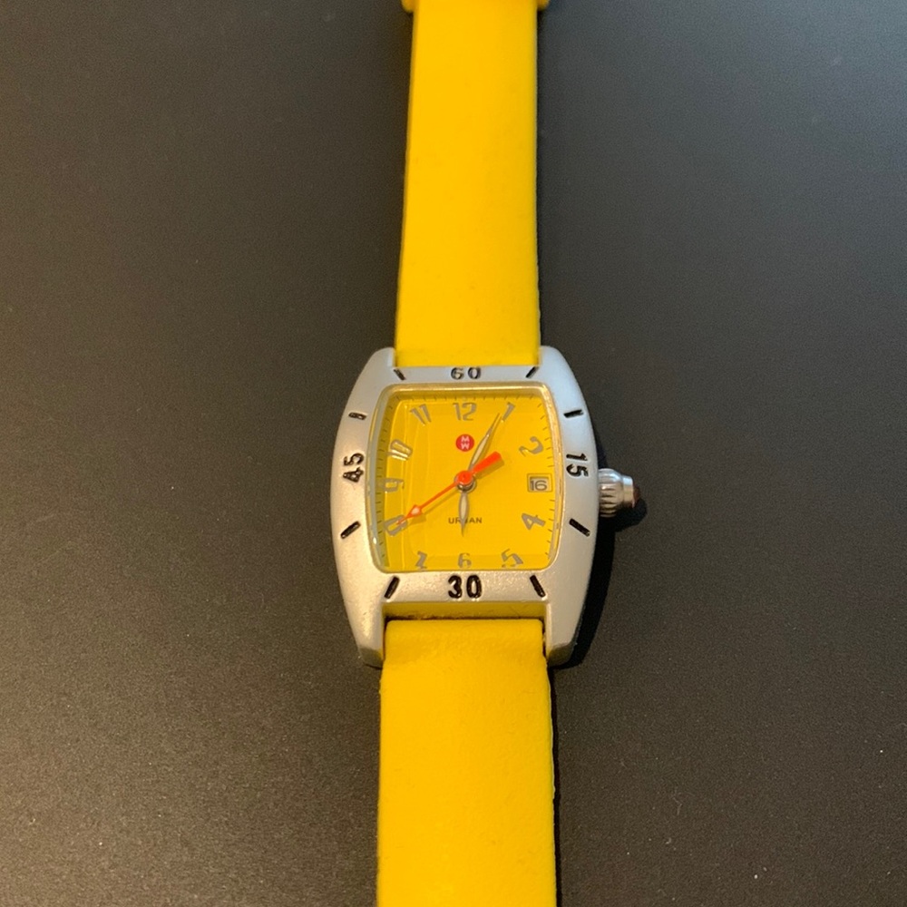 Michele Watch - Yellow Face and Band